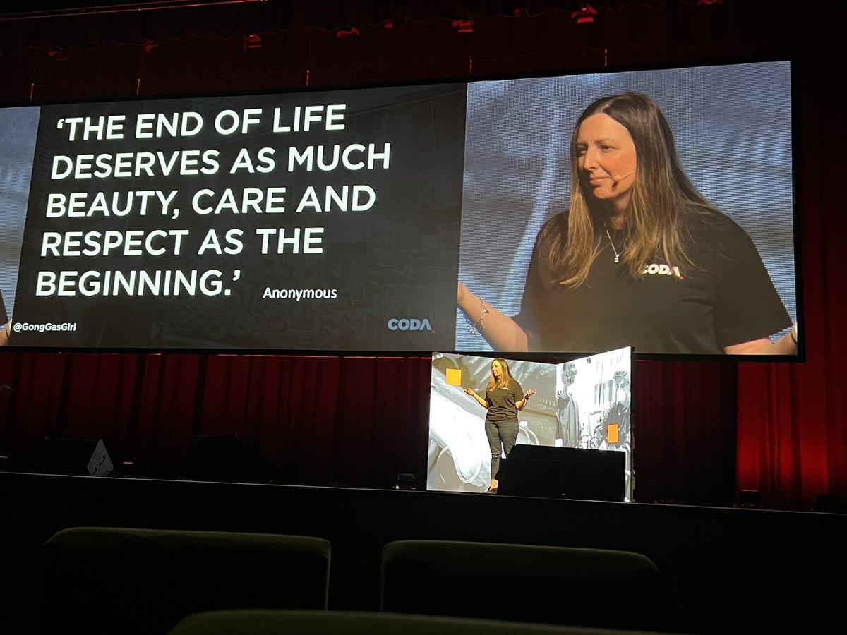 “My heart breaks for the families we have excluded…” Emotional and powerful words from the incredible <a href="/GongGasGirl/">Tanya</a> as we reflect on COVID’s legacy of grief and loneliness #coda22