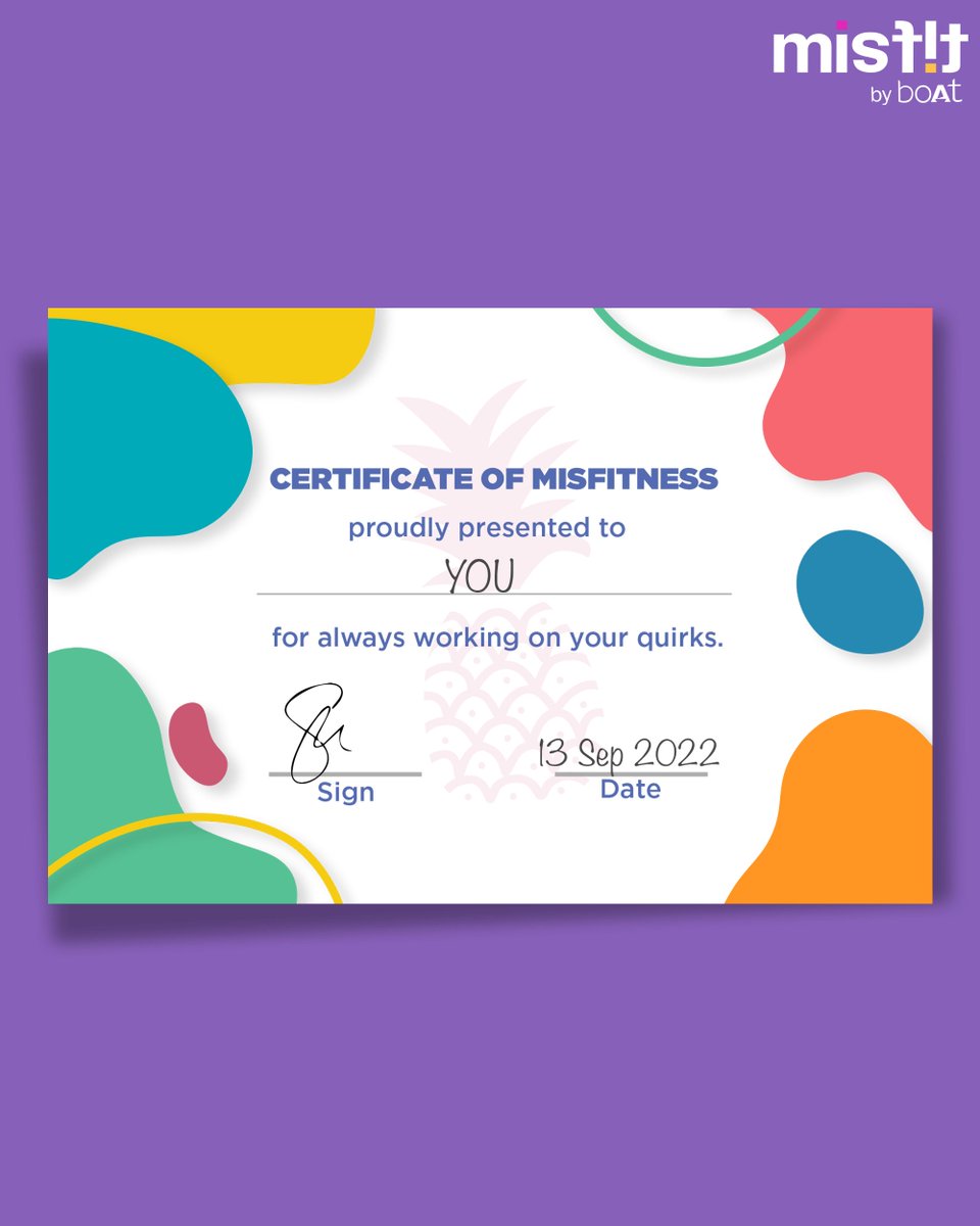 the_misfit_way's tweet photo. Congratulations!
You are now a certified Misfit🏆
#NeverFitIn #MisfitByboAt https://t.co/6WPjeBoNfF