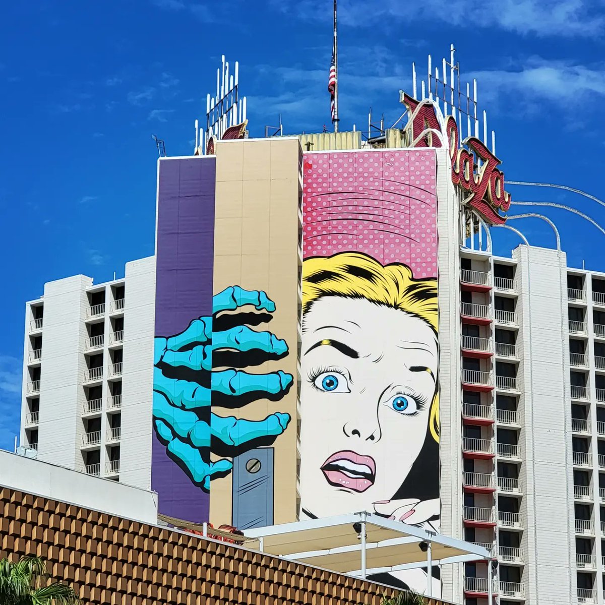 Great day walking around old Vegas &amp; meeting up with friends. Felt good to be away from the strip &amp; learn more about the Mob in the US. Turns out things haven't evolved that much in a century. Thanks for the company <a href="/daniela/">Daniela Kinsella</a>, <a href="/anna/">Anna</a> <a href="/Andrew_Ludejo/">Andrew Hickson</a> <a href="/cecimaldonado/">Ceci maldonado</a> #ALCSummit