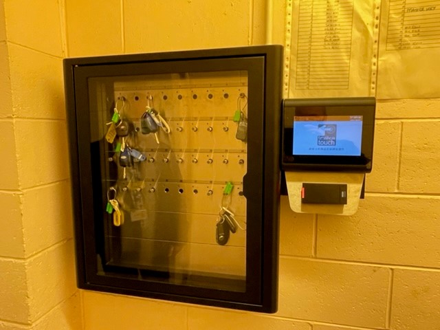 Not much to post recently due to a back log of jobs we cannot complete due to component shortages. Here is a Traka key management system that we supplied to the NHS fleet department to control who has access to keys and to log who still has the keys on them. <a href="/abloymedia/">ABLOY UK</a>