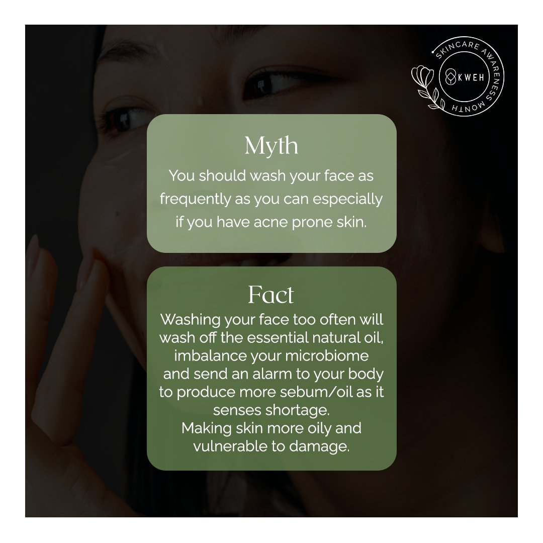kweh_in's tweet photo. Learn about the widely believed myths around the skincare world. Be natural.
p.s. It is ideal to wash your face twice a day using gentle washes! π
.
.
#kweh #getKWEHed #KWEHnity #skinhealth #Skincare #rejuvenation #replenishment #hydration #SkinElixirs #AmElixir #PMElixir https://t.co/MTp5f9gKW5