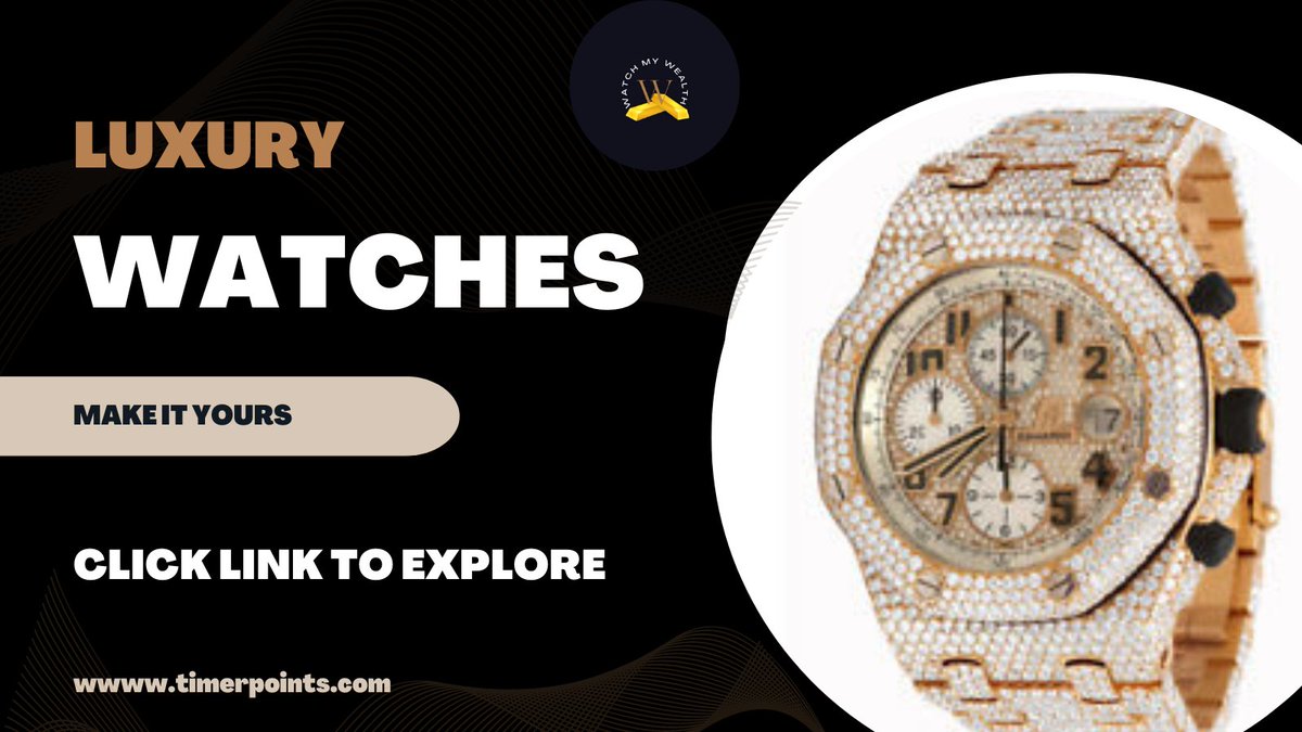 TimerPoints's tweet image. Indulge your eyes and heart. Put value around your wrist:
#wristwatch #luxury #watches #jewelry #affiliatelink #Royalty
ebay.us/zgag9O