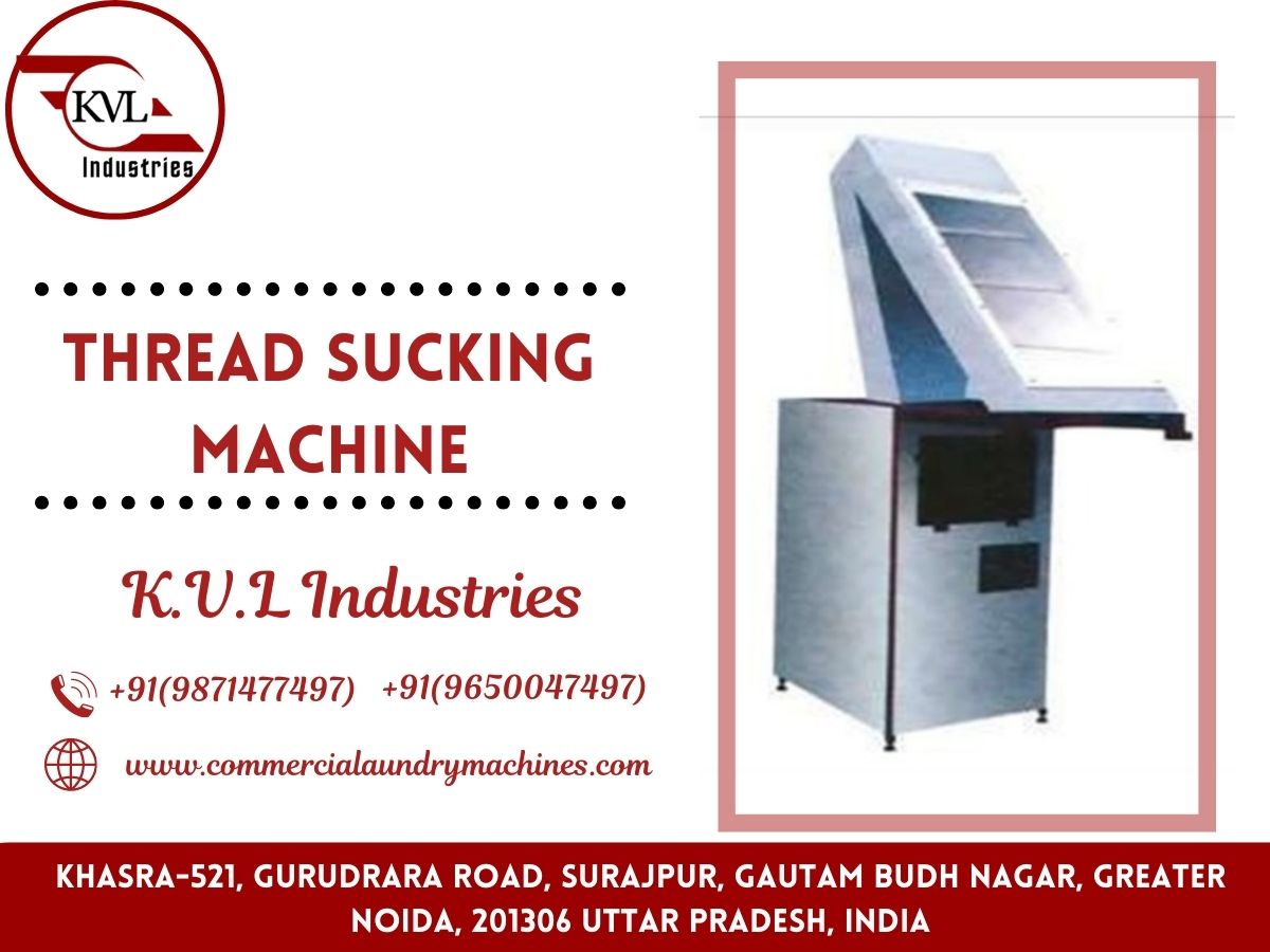 KVLIndustries1's tweet image. We offer high-quality products at competitive prices. For a Thread Sucking Machine, get in touch with K.V.L Industries.
Contact details-: +91-9871477497, +91-9650047497
*
Website-: commercialaundrymachines.com
**
#threadsuckingmachine  #vaccumepressing #sideloading #washerextractor