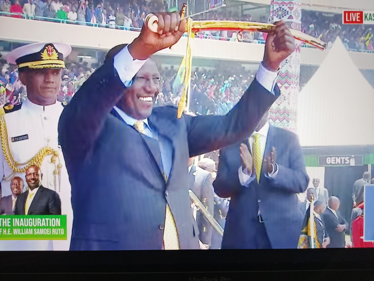 Johnson Muthama, CBS (@nduyamuthama) on Twitter photo This is it, the new Commander in Chief of the armed forces. Congratulations your Excellency, William Samoei Ruto (<a href="/WilliamsRuto/">William Samoei Ruto, PhD</a>). This is it, the new Commander in Chief of the armed forces. Congratulations your Excellency, William Samoei Ruto (<a href="/WilliamsRuto/">William Samoei Ruto, PhD</a>).