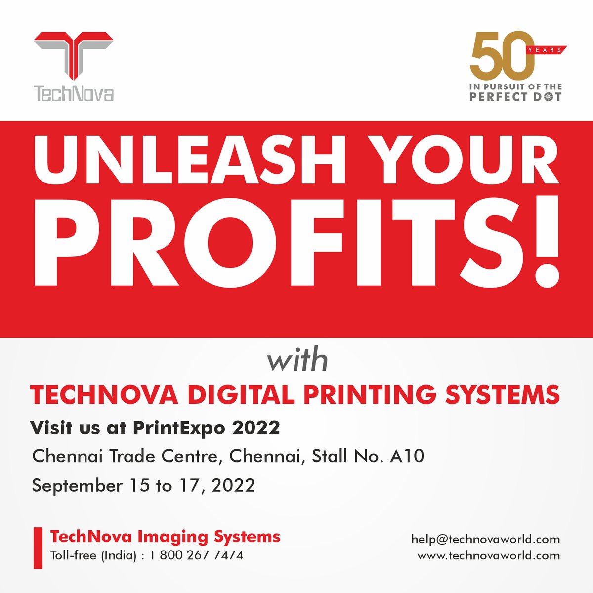 TechNovaWorld's tweet photo. TechNova @ Print Expo 2022, Chennai
Unleash Your Profits!

#technova #printexpo #Printexpo2022 #printexpoChennai #Digitalprinting #Digitalpresses  #Digitalcuttingtabels #packaging #packagingapplications https://t.co/rO99jvT2Er