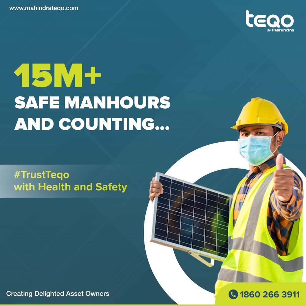 mahindrateqo's tweet image. At Teqo, safety is our priority, and hence we closely monitor lead indicators like reporting of abnormalities, unsafe acts and conditions, Kaizens, HSE and technical training to maximize employee safety contributing to building a strong safety culture. #SafeManhours #MahindraTeqo