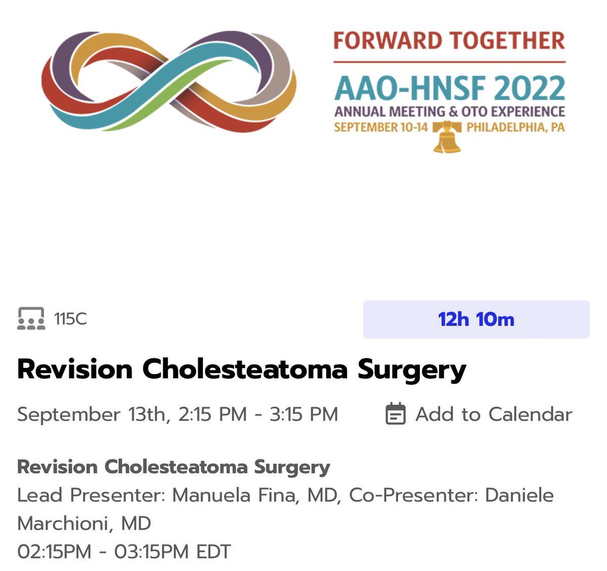 Manuela Fina MD (@eesminnesota) on Twitter photo Excited to bring to #OTOMTG22 a new course TODAY at 2:15 pm! REVISION CHOLESTEATOMA SURGERY. <a href="/EndoEar/">Endoscopic Ear Surgery</a> #ent_umn. Discussing those cases that keep coming back! Excited to bring to #OTOMTG22 a new course TODAY at 2:15 pm! REVISION CHOLESTEATOMA SURGERY. <a href="/EndoEar/">Endoscopic Ear Surgery</a> #ent_umn. Discussing those cases that keep coming back!