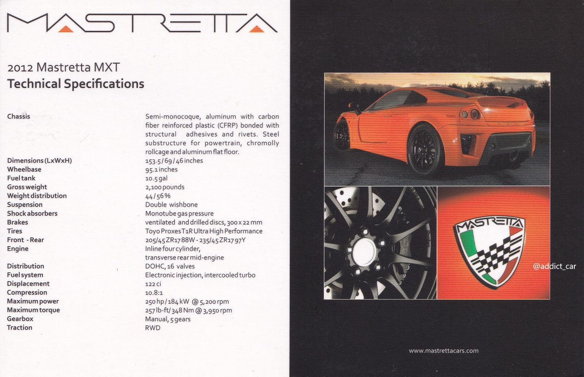 addict_car's tweet photo. Another in the long list of promising sports car ventures that seemingly came and went in a flash, the Mastretta MXT was unusual in that it was designed and built in Mexico, but with global export ambitions. The Lotus Elise-like MXT was Ford-powered. #carbrochure #Mastretta https://t.co/B5L2spQyFO
