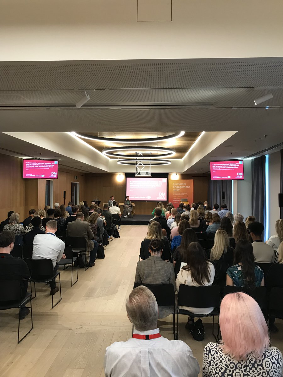 DMA_UK's tweet photo. "People make their mind up about subscriptions very quickly. It needs to be really clear what the benefit is, and be able to see the value as a no-brainer."

Tash Whitmey, Group Director of Loyalty, Membership and CRM, @Tesco.

#marketing #data #customerengagement #dmaevents https://t.co/LvnBPBMYna