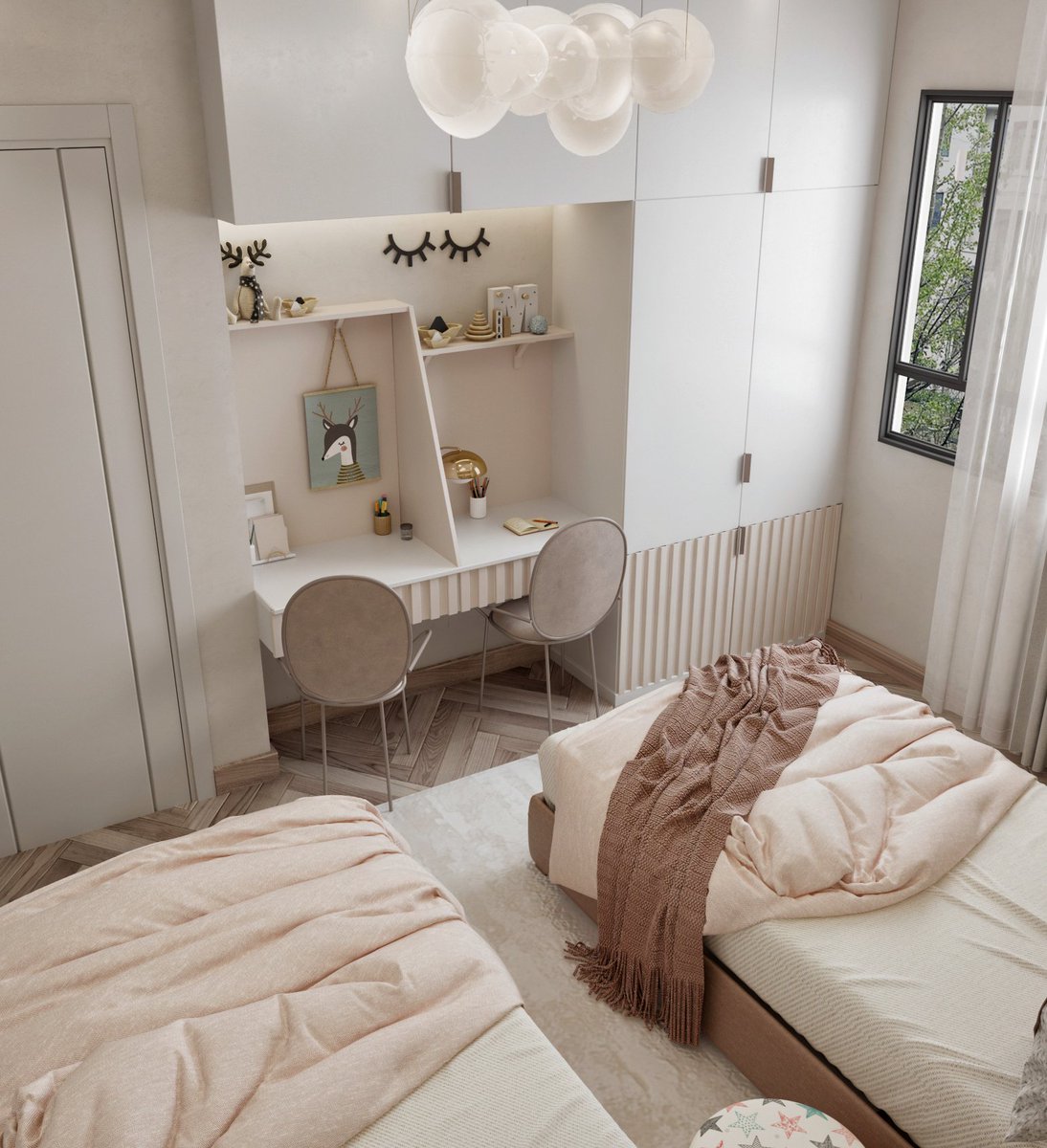 house_amd's tweet photo. My final design for girl bedroom.
#designer #design #interiordesign #villa #homedecor #decor https://t.co/FqUYDdbECh