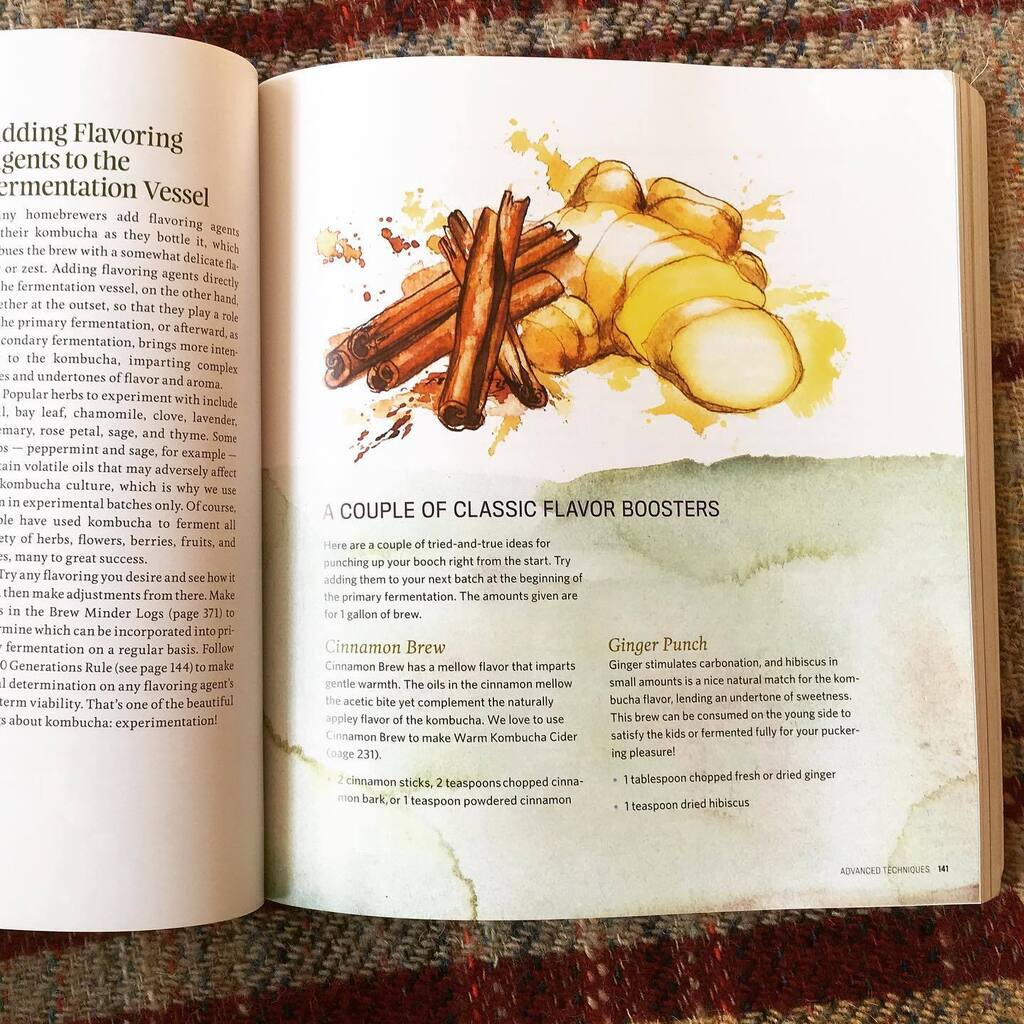 There’s definitely an autumn feeling in the air today 💛🧡🍁 made me think of warming winter spices and my book illustrations for @storeypub a few years ago. 

#kombuchabook #bookillustration #flavours #spices #illustrator #storeypublishing #recipebook … instagr.am/p/CicWWk9MUIF/