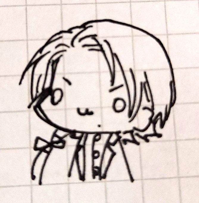メモ紙に描かれる付喪神 