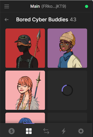 I minted the  <a href="/Bored_Buddies/">Bored Cyber Buddies - SOLD OUT</a>
 
Check the Website : boredcyberbuddies.com

Discord Link: discord.gg/bcb

#nftcommunity #nft #solanachain #solanaproject