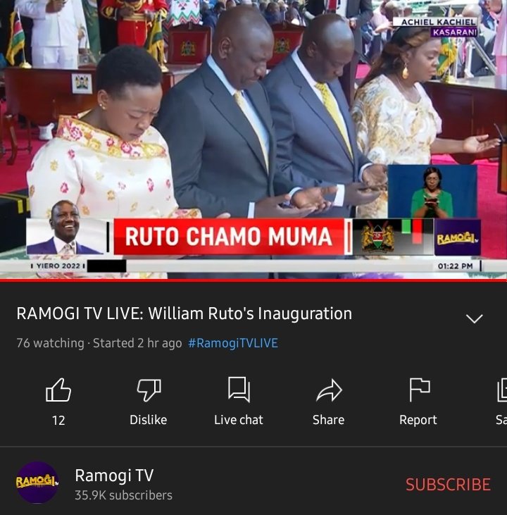 john_ngume's tweet photo. Still #Citizentv aka #AzimioTv remains popular on you tube, #Ramogi will be closed soon as nyanza feels betrayed on the central votes promise n Uhunye they won't be watching Ramogi TV now
Uhunye Sakaja Riggy G Margaret Riggy G https://t.co/GC5iNTRUy7
