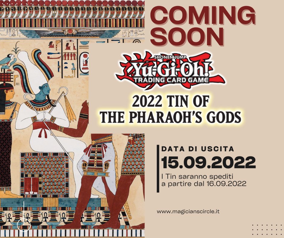CircleMagician's tweet photo. Ancora pochi giorni e saranno disponibili!
#yugioh #Yugioh #yugiohtcg #yugiohcards #yugioh
#yugiohcommunity #konami #konamigames
#magicianscirclego #magicianscircle
#tin2022 #yugiohtinofthepharaohsgods https://t.co/xiCZPI2XUf