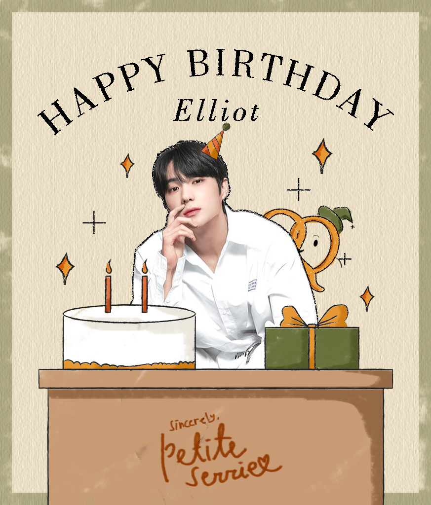 petiteserrie's tweet photo. ㅤㅤ
ㅤㅤㅤ        - - - - - - - - - - 
ㅤㅤㅤ    ㅤㅤ   🥨 👨‍🍳
    ㅤ BAKER'S BIRTHDAY BASH
                 It's Elliot Braylen 
ㅤㅤㅤ        Bäcker's day!
ㅤㅤ
ㅤㅤㅤ        - - - - - - - - - -
ㅤ
ㅤㅤ    Let's celebrate his day
ㅤㅤ   with your wishes below!
ㅤㅤ https://t.co/LyNgQTi6uM