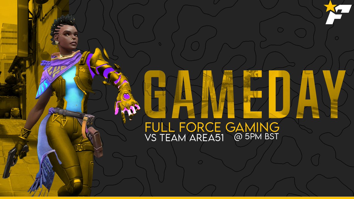 FullFGaming's tweet photo. The valorant team returns to play against #TeamArea51 in the IAC tournament today at 5pm BST. We'll see you then! https://t.co/4aRzLVYZT5