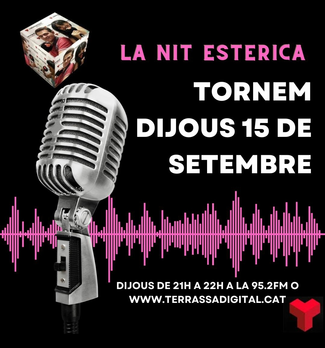 Aquest dijous, torna "La nit <a href="/LEsterica/">LaNitEsterica</a>" amb un convidat de luxe, el guitarrista flamenc Rafael Fernández (<a href="/RafaelFGuitarra/">Rafael Fernandez pacheco</a>) 

ALLÀ ON SIGUIS, SEMPRE #APROPTEU

📻 <a href="/RadioMTerrassa/">Ràdio Municipal de Terrassa</a> 95.2FM 

📲🖥️ terrassadigital.cat  

#Terrassa