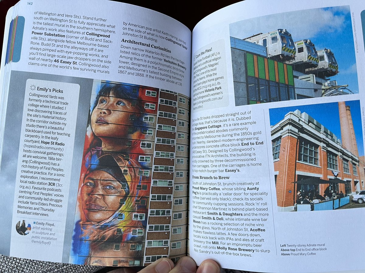 Stork delivery! Always exciting to see one’s work ‘up in print’… and always a joy to share my favourite corners of #Melbourne with visitors. <a href="/lonelyplanet/">Lonely Planet</a> #travel