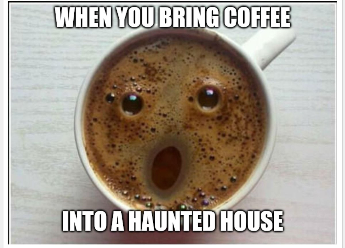Lets Caffeinate those spirits! Get em active! #Paranormal #GoodMorning #HauntedHouse #Ghost #GhostEnergy #TheHauntedAlone