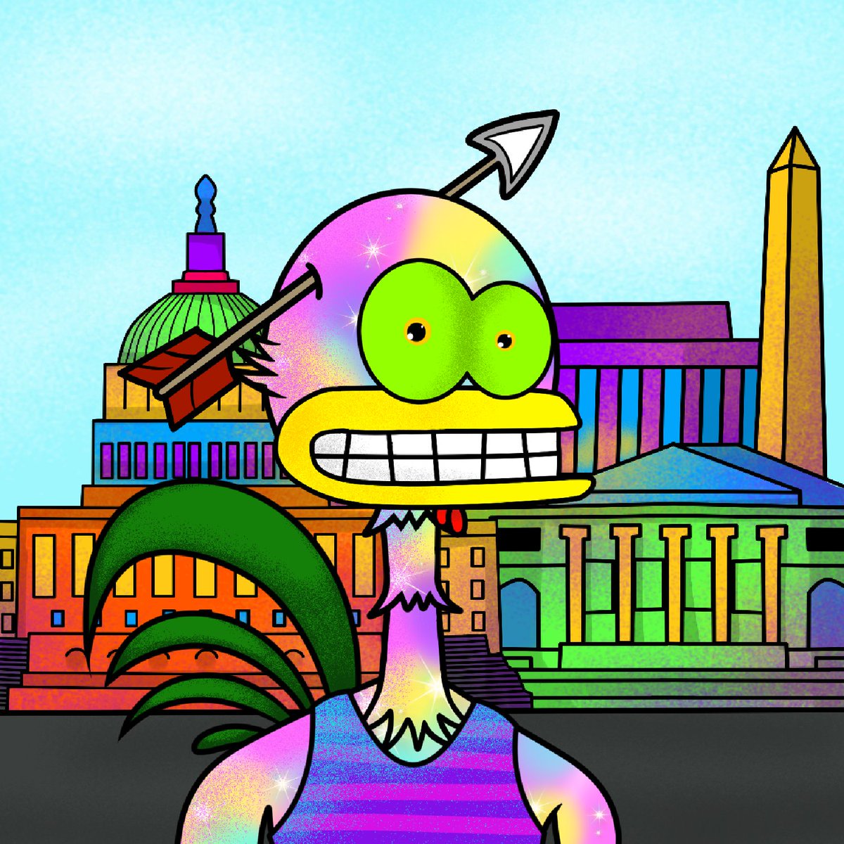 SinsySpooks's tweet photo. @Ravers @Nuggetz_io - Great #NFTCommunity with fantastic #NFTartists. Who offer some amazing #NFTGiveaways for #NFTs and more! #BestNFTs #Nuggetz_io ... Hmmm.... Feels like it's missing something. #ArrowInTheHead ? https://t.co/xZ94izmXXd