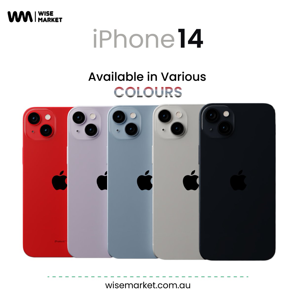 WiseMarketAU's tweet photo. Your favourite iPhone 14 is available in all its eye-catching colours from Wise Market, Australia.
Buy Now: https://t.co/CbuVzDPz3n
#iphone14 #newiphone #freedelivery #iphoneforsale #wisemarket #latesttechnology #preorder #LatestIphone #smartphoneshop #unbeatableprices https://t.co/lbWFlztzsK