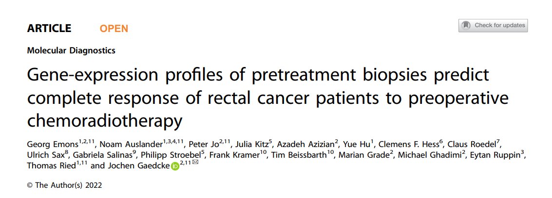 AmadeoWals's tweet image. ncbi.nlm.nih.gov/pmc/articles/P… 
#radonc
#radiogenomics
#CRCSM #RECTALCANCER