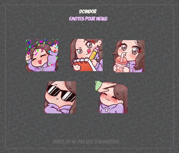 DCindor_'s tweet photo. Emotes pour Neiku, et joyeux anniversaire à elle ! ♥
#art #artist #Commission #commissionopen https://t.co/BuNHmfbrfR