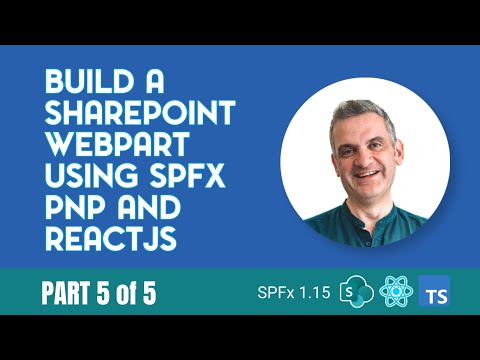 robertsdevtalk's tweet photo. Part 5 now available!
Let’s go! Learn SPFx Today! | Build a webpart using PnP and ReactJS - INTRODUCTION PART 5 of 5
https://t.co/EoptZMoNfa
#SharePoint #spfxwebparts #developer #ReactJS https://t.co/5gi00uJlWe