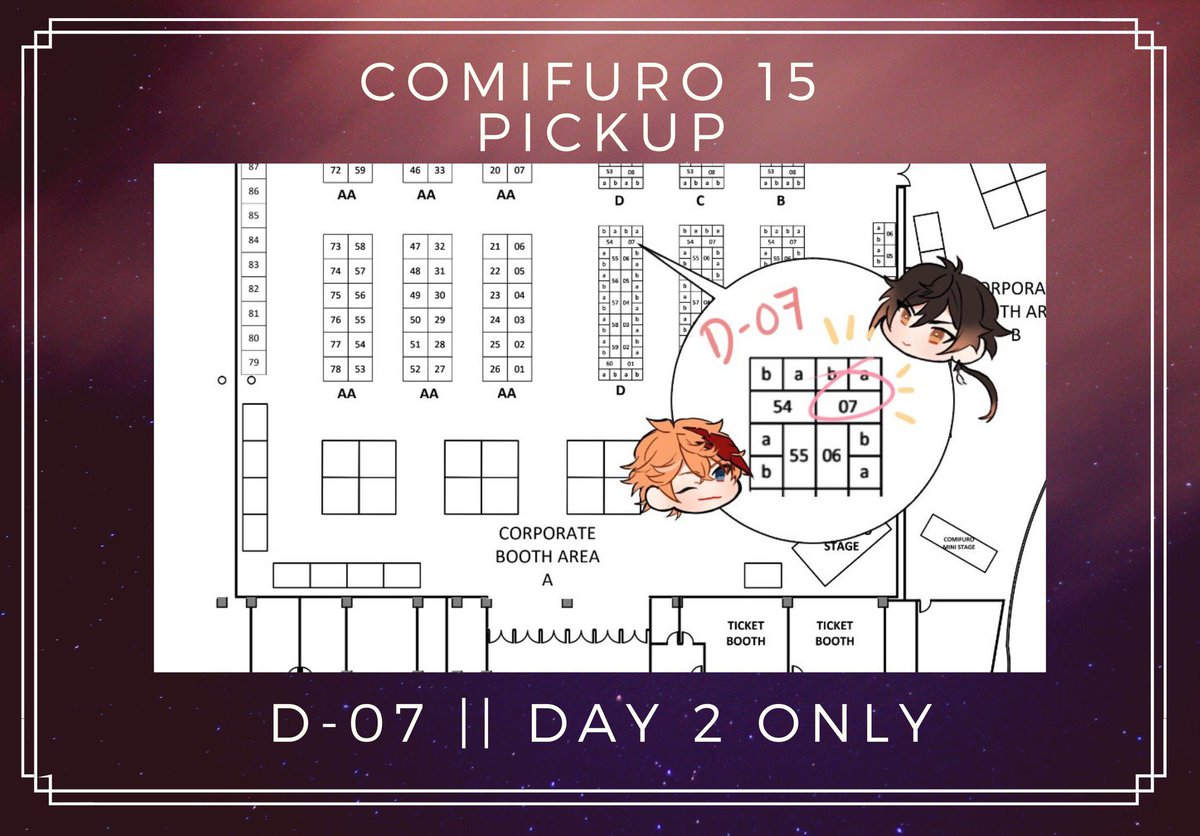 trtlanthoID's tweet photo. Hi, tartali enjoyers! Mods mau update mengenai PO kedua niih

Untuk yg pick up di comifuro, bisa pick up anthologynya di booth D-07 Sunday Only ya!! we may have some ready stocks (limited amount) too for Comifuro! See you there 🥳🥳 https://t.co/roXxPDQrWJ