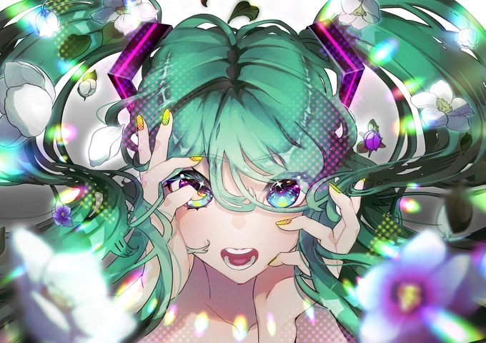 初音ミク描いてみた(404〜409日目)#初音ミク #VOCALOID  #MIKUEXPORewind #mikuexpoR 