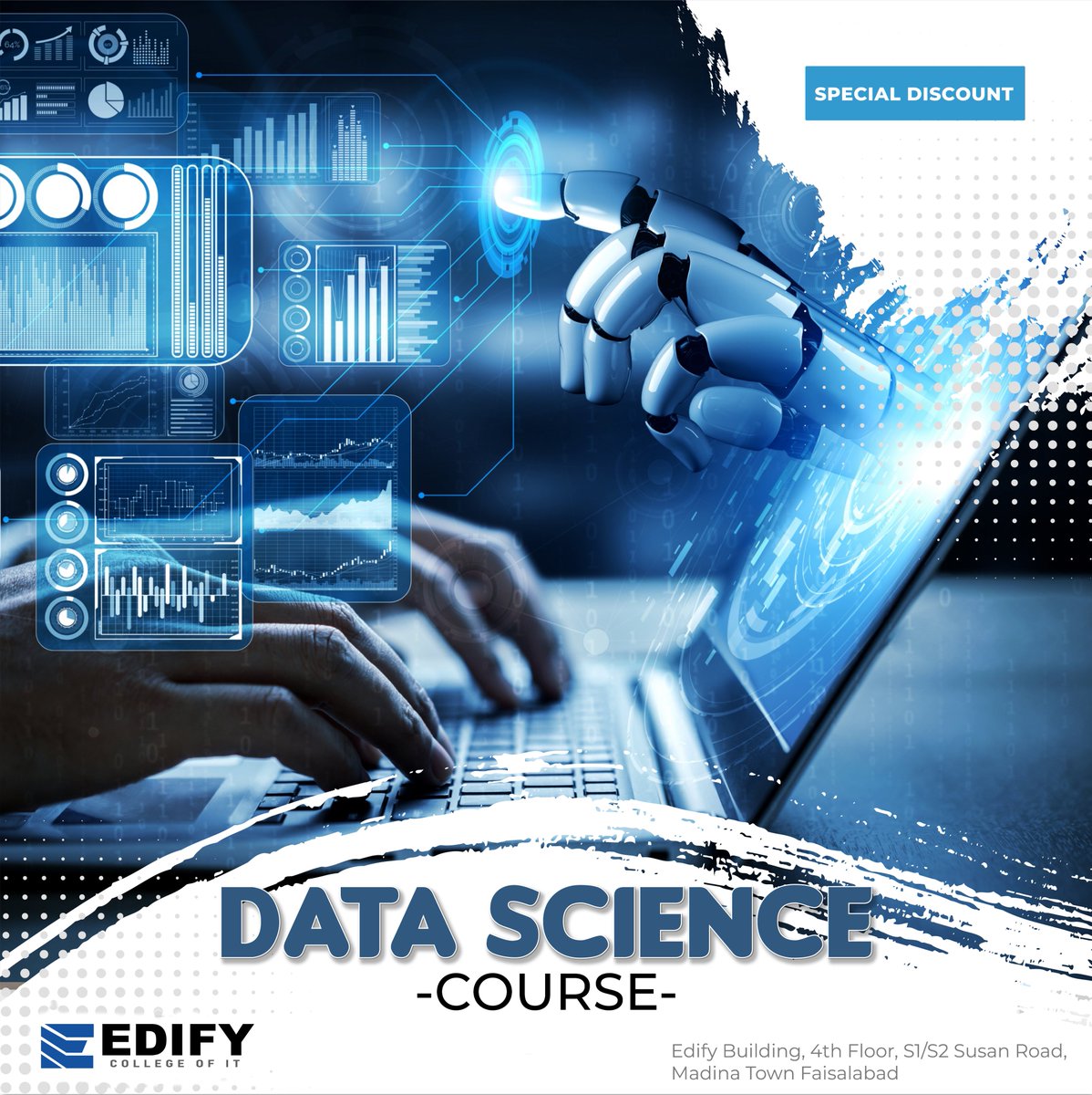 EdifyCIT's tweet image. Edify CIT offers a Data Science certificate program in Pakistan, the most comprehensive data science program in the market.
Register Now and Grab Your Seat
For More Details
📞0322 872 10 10
#datasciencecourse #datascienceforbeginners #learndatascience #edifycit #edifygroup