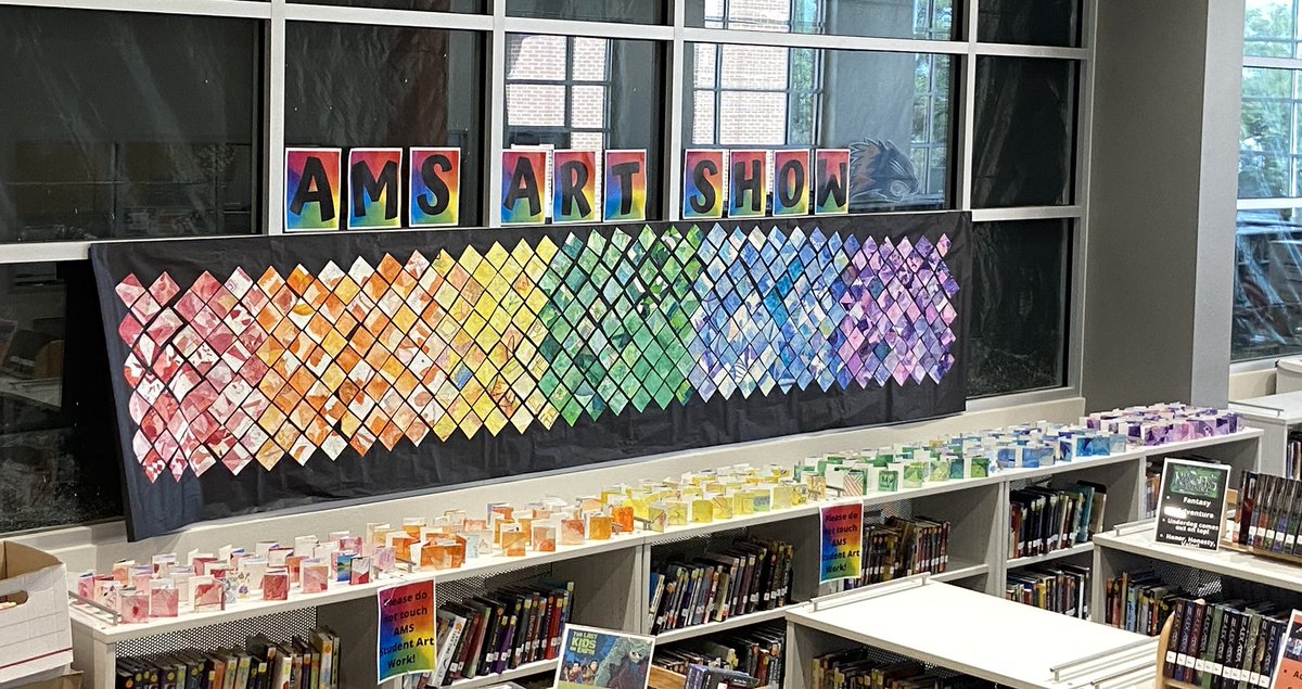 Spectacular AMS Art Show set up at AMS in Action! Celebrating Arts in Education this week <a href="/aledo_ms/">Aledo Middle School</a> ! #GrowingGreatness #BeTheDifference 
                    
Art has the role in Education of helping children to become more like themselves instead of like everyone else.