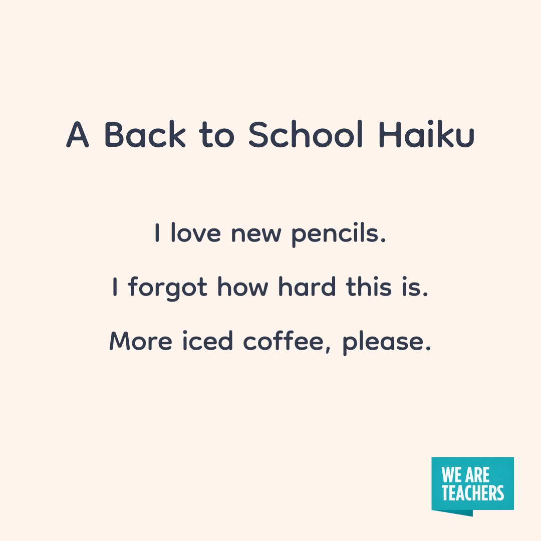 WeAreTeachers's tweet photo. I'm laughing, not crying. I promise. https://t.co/m7ENrcdL74