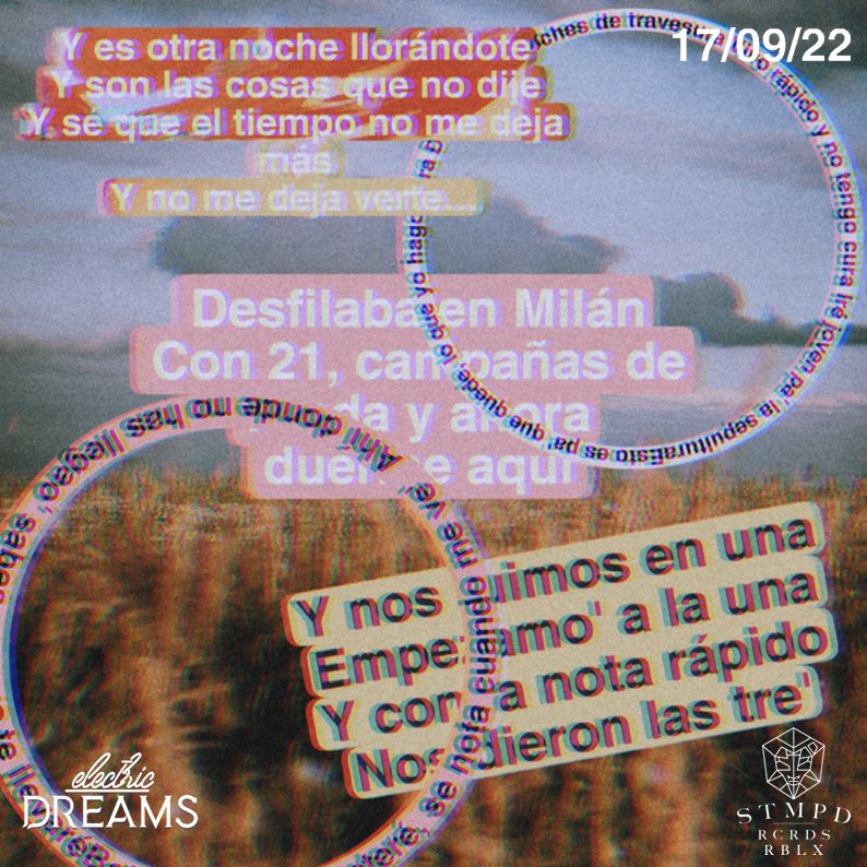 RblxStmpd's tweet photo. El momento ha llegado, por fin tenemos el ¿Lineup? Para Electric Dreams.
Al parecer nuestro editor en vez de poner el artista, puso una canción del artista ¿Puedes adivinar de que artista se trata de cada canción?
Te esperamos este 17 de Septiembre
#roblox #foryou #Rosalia #fypシ https://t.co/oiZGfc3Wqq