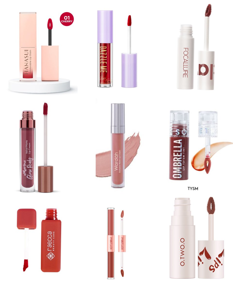 ShopeeCuties's tweet photo. Lip tint &amp; lip cream low budget

- a thread - https://t.co/seSA10bpcr