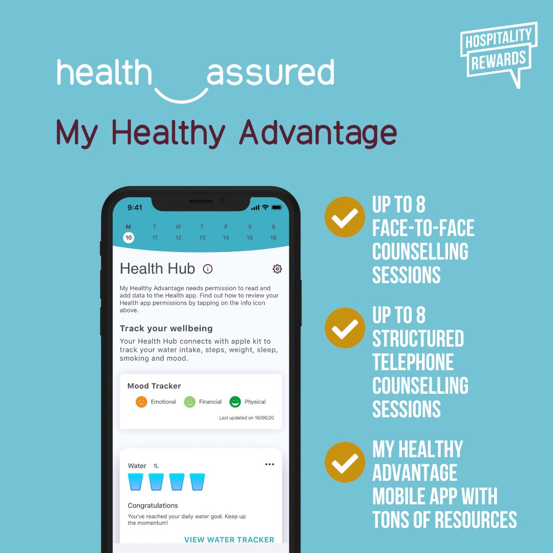 Hospitality Rewards (@hosprewards) on Twitter photo We're proud to be partnered with <a href="/Health_Assured/">HA | Wisdom Wellbeing</a>, one of the UK's largest health and wellbeing support platforms. ❤️
Provide your team with the ultimate employee benefits package, request a demo today 👉 bit.ly/HR-Demo
#HospitalityRewards #EmployeeWellbeing We're proud to be partnered with <a href="/Health_Assured/">HA | Wisdom Wellbeing</a>, one of the UK's largest health and wellbeing support platforms. ❤️
Provide your team with the ultimate employee benefits package, request a demo today 👉 bit.ly/HR-Demo
#HospitalityRewards #EmployeeWellbeing