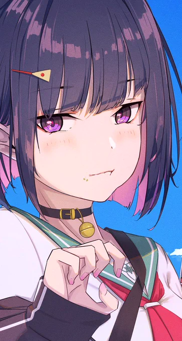 カズサちゃんほっぺもちもちしてそう#ブルアカ 