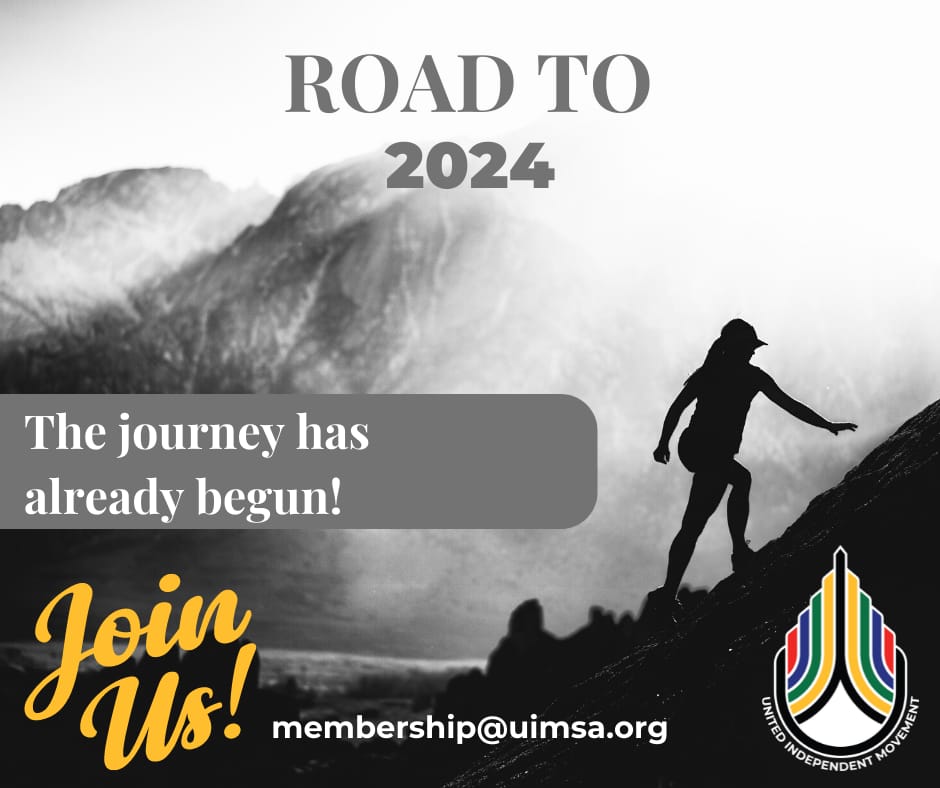 UIMSouthAfrica's tweet photo. The journey to 2024 has begun!
Contact us today to become a member.
membership@uimsa.org or register on our website: https://t.co/cSqenQDmPE
#uim #uimsa #uimsa2024 #PutSouthAfricansFirst #southafrica #wethepeople #joinus #letsbringchange #twitter #instagram https://t.co/4ZzPefv0RW