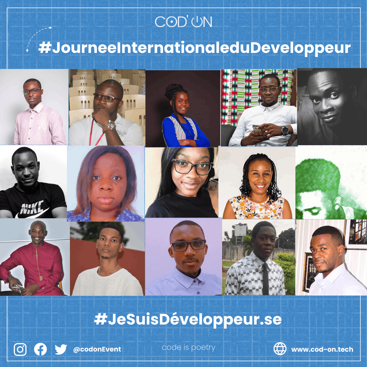 CodOnEvent's tweet photo. "Coder, C'est faire de la poésie 😉. Alors Bonne Journée Internationale du Développeur"
-Cod'On, Communauté de Développeurs
#JeSuisDeveloppeur_se
#JeSuisProgrammeur_se
#JournéeInternationaleduProgrammeur https://t.co/eSL3tPIXpx