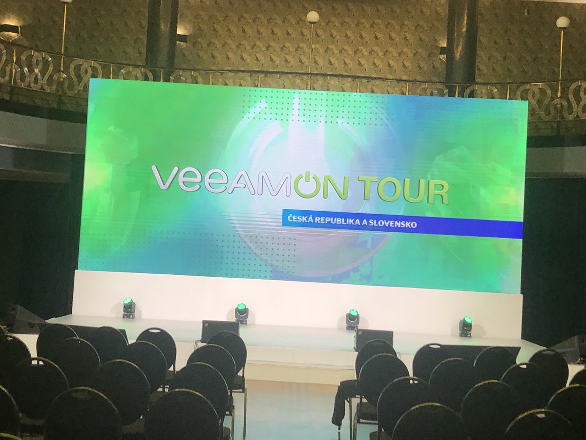 VeeamOnTour CZ &amp; Sk … starting in one hour #veeam #veeamontour