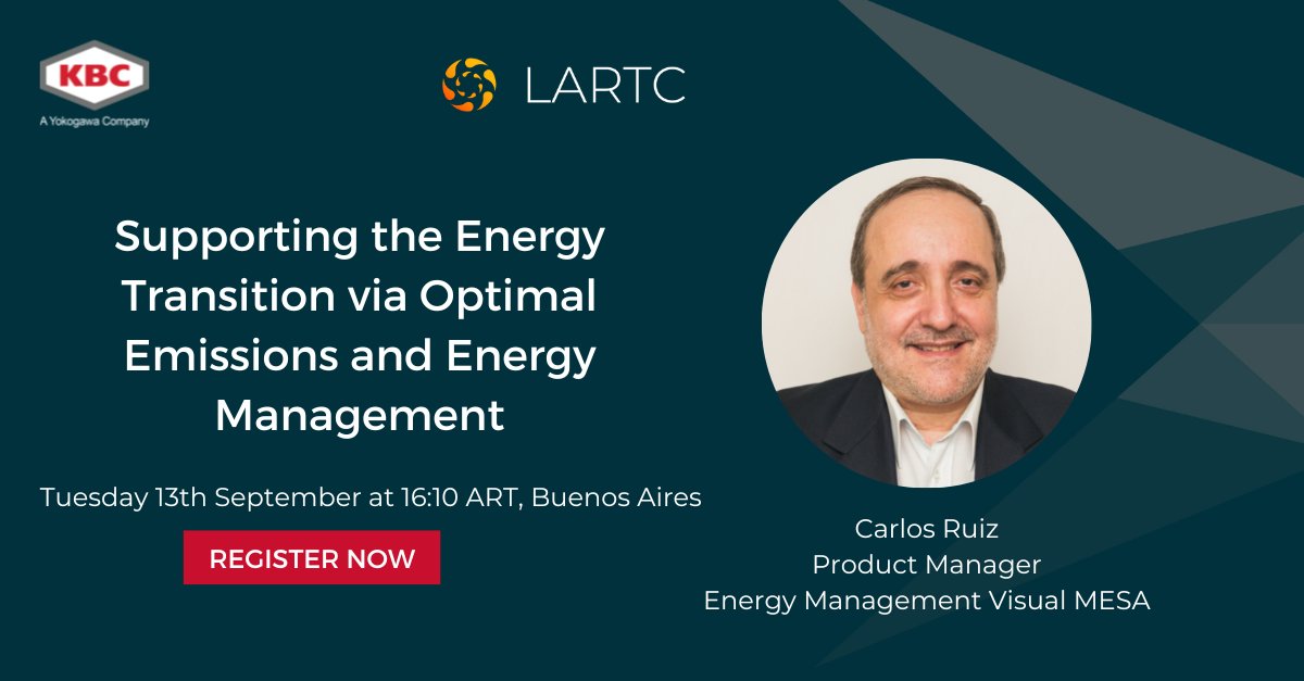kbc_at's tweet photo. Más tarde hoy, Carlos Ruiz discutirá en #LARTC22 cómo un sistema Digital Twin basado en modelos y en tiempo real puede ayudar a su sitio a reducir tanto los costos como las emisiones. 
#digitaltwin #emissionsmanagement #oilgas https://t.co/LriRTjWo5h