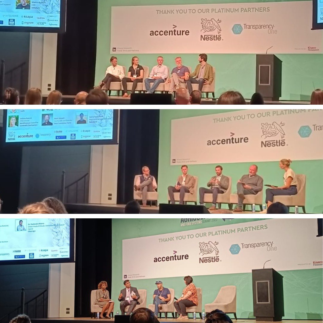AgroCaresWorld's tweet photo. Last week AgroCares participated in the Regenerative Agriculture and Food Systems Summit.
#agrocares #nutrientintelligence
#RegenerativeAgricultureAndFoodSystemsSummit
#datasolutions #smartfarming #factbasedfarming #smartagriculture #intelligentfarming #amsterdam #netherlands https://t.co/WumL0l7xZD