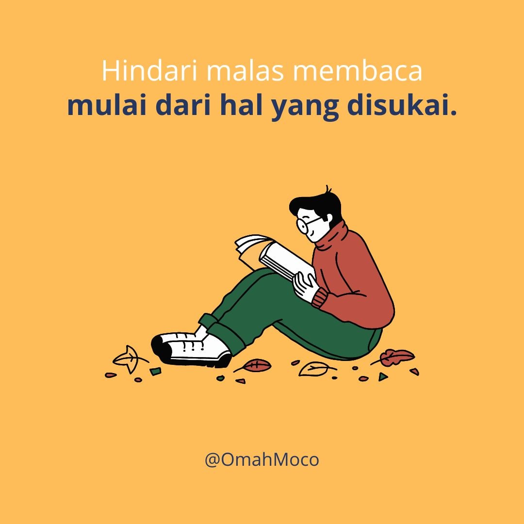 OmahMoco's tweet photo. Malas membaca buku?

Ini kakak kasih tipsnya dik adik.

#OmahMoco #AyoMembacaBuku https://t.co/cZeWErMwxM