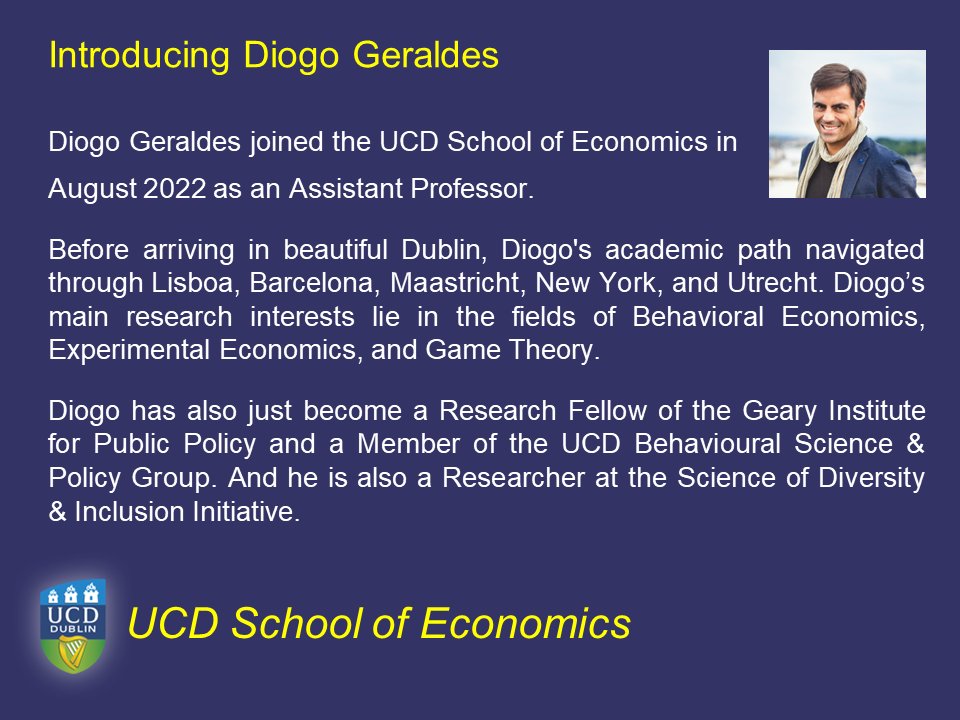 UCD Economics (@EconomicsUCD) on Twitter photo 2022-09-13 06:41:10