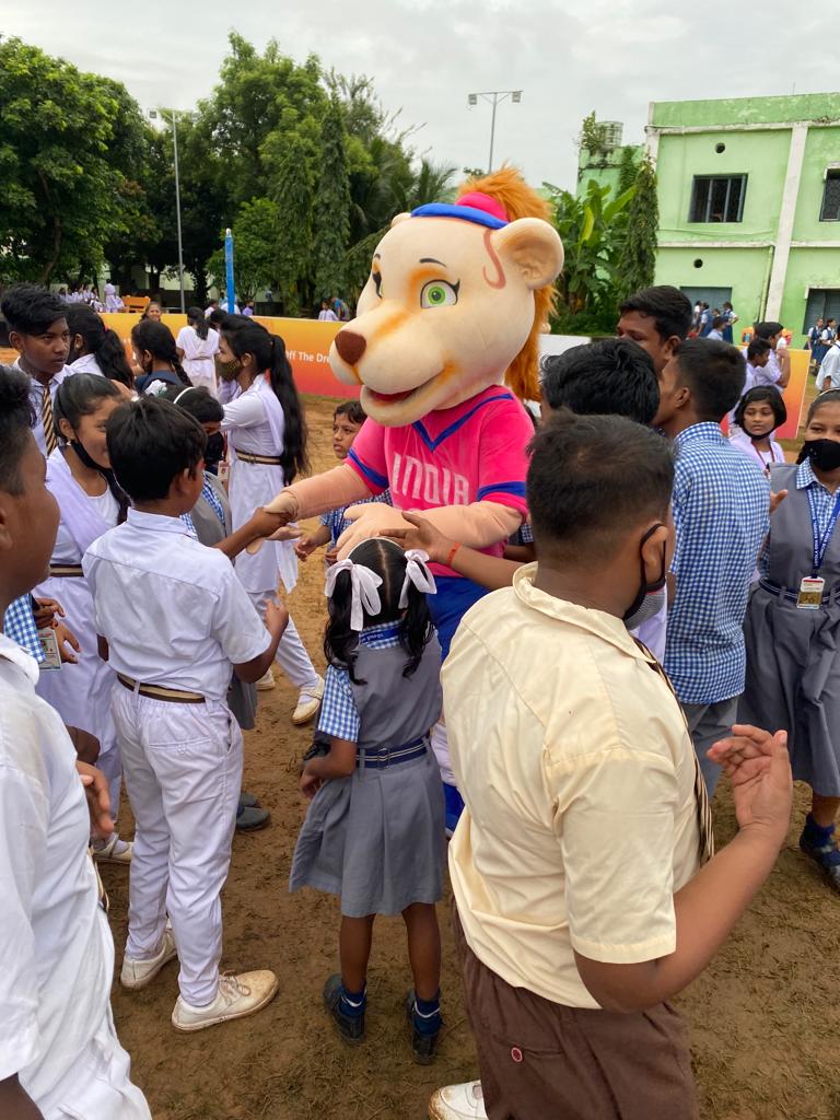 sports_odisha's tweet photo. A day out with #Ibha🦁!!
#KickOffTheDream #U17WWC https://t.co/JIhptZqIzp