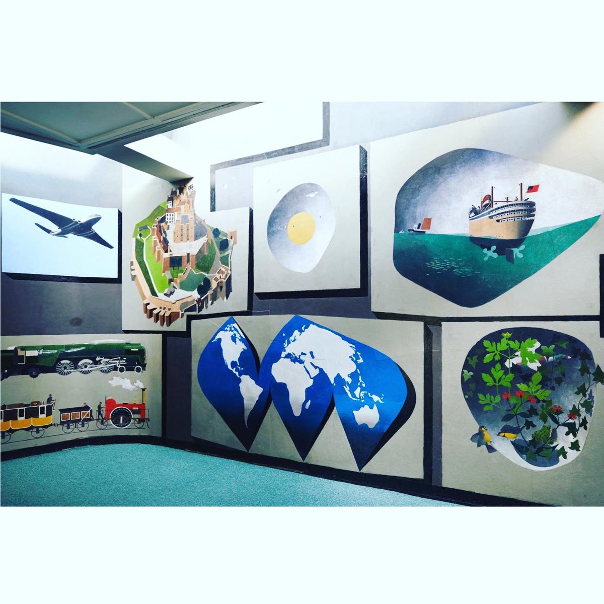 bouncingotw's tweet image. This Saturday 17th September - Bouncing Off the Wall! C20th Graphic Arts Fair and Open House London at Greenside Primary School, Westville Road, W12 - great stalls, great talks, vintage tearoom, live music, free entry @OpenCityLondon @GreensideMural shepherdsbushw12.com/#!pages/shephe…