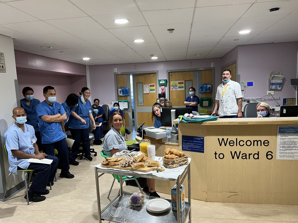 Small token of our appreciation for the hardworking staff of Ward 6 <a href="/UHMBT/">MorecambeBayNHSTrust</a> #breakfast