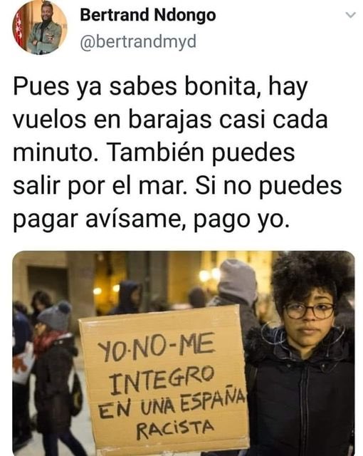 No quieren que España sea el país que los ha acogido tan involuntaria como generosamente, sino que España se convierta en un país parecido a los países invivibles de los que salieron huyendo.