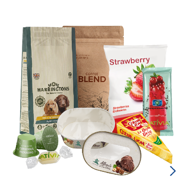 Ti_Films's tweet photo. #Bioplastics can be found especially in the #FlexiblePackaging market, offering similar properties to conventional plastics and advantages. See some examples of applications made of #NATIVIA®, #TaghleefIndustries' brand of #biobased and #biodegradable solutions. #BIOPLASTICSWEEK https://t.co/PFftBjrJGY